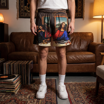 Last Supper Mesh Shorts