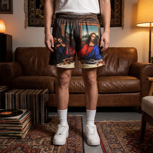 Last Supper Mesh Shorts