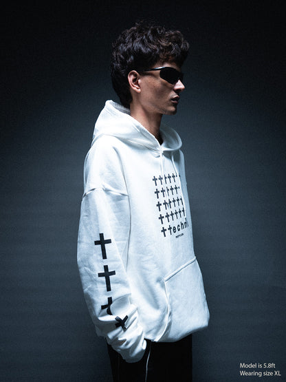 Techno Cross Hoodie