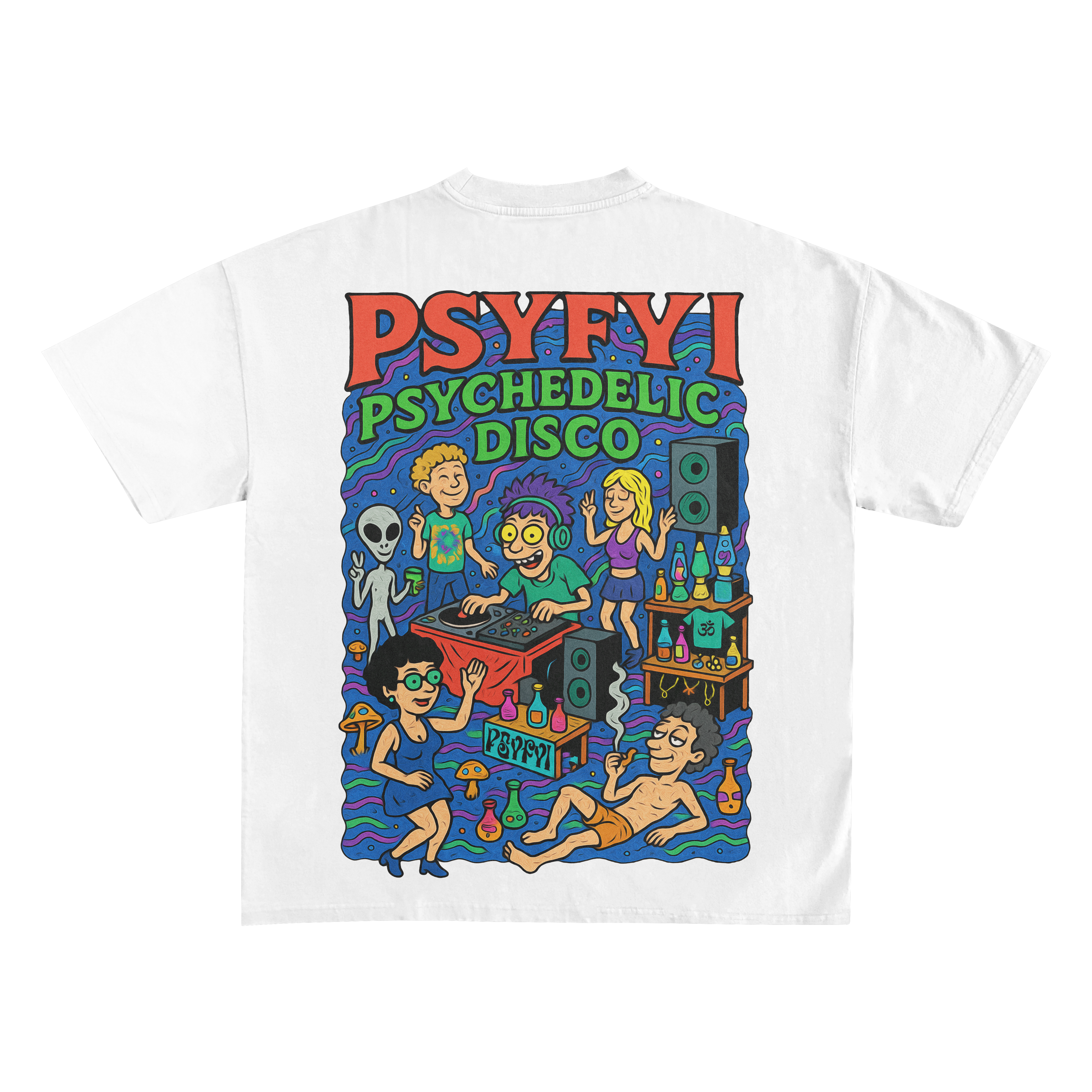 PSYFYI Psychedelic Disco Tee
