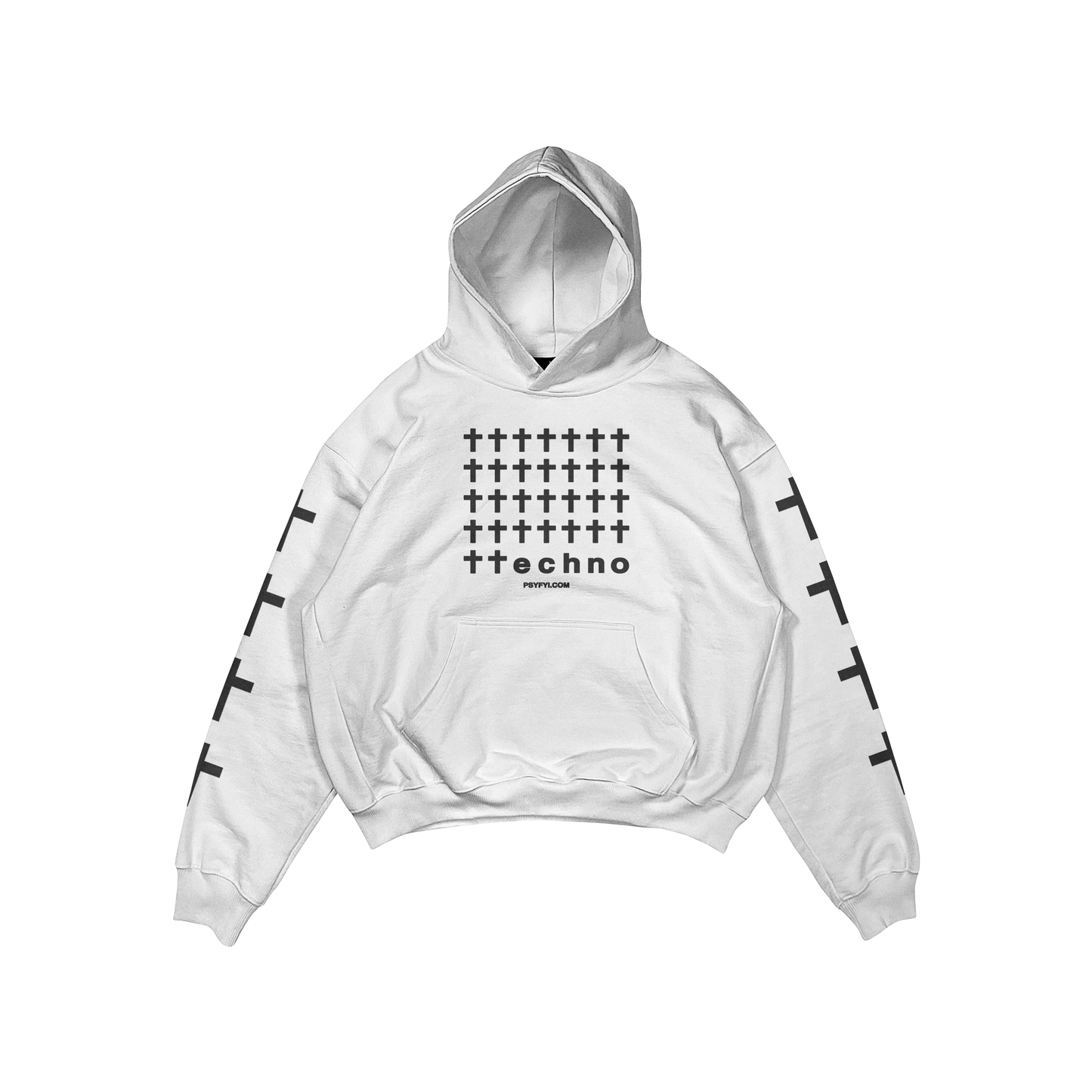 Techno Cross Hoodie