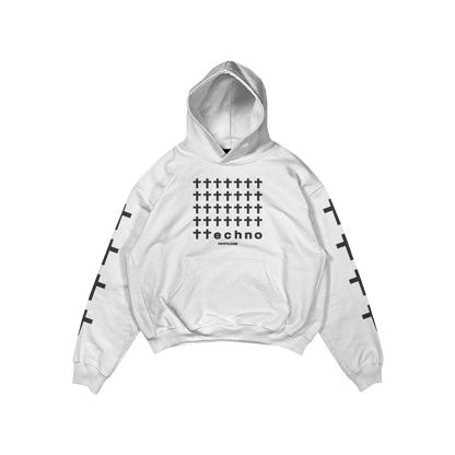 Techno Cross Hoodie