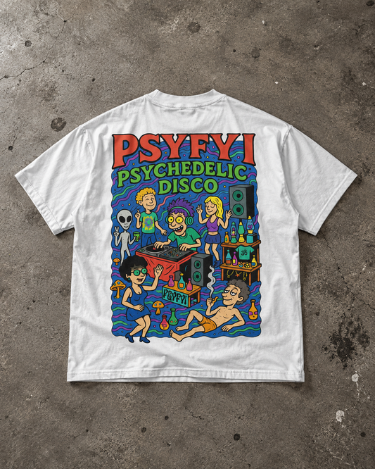 PSYFYI Psychedelic Disco Tee