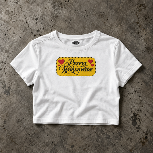 PSYFYI WORLDWIDE BABY TEE