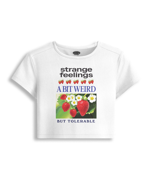 STRANGE FEELINGS BABY TEE