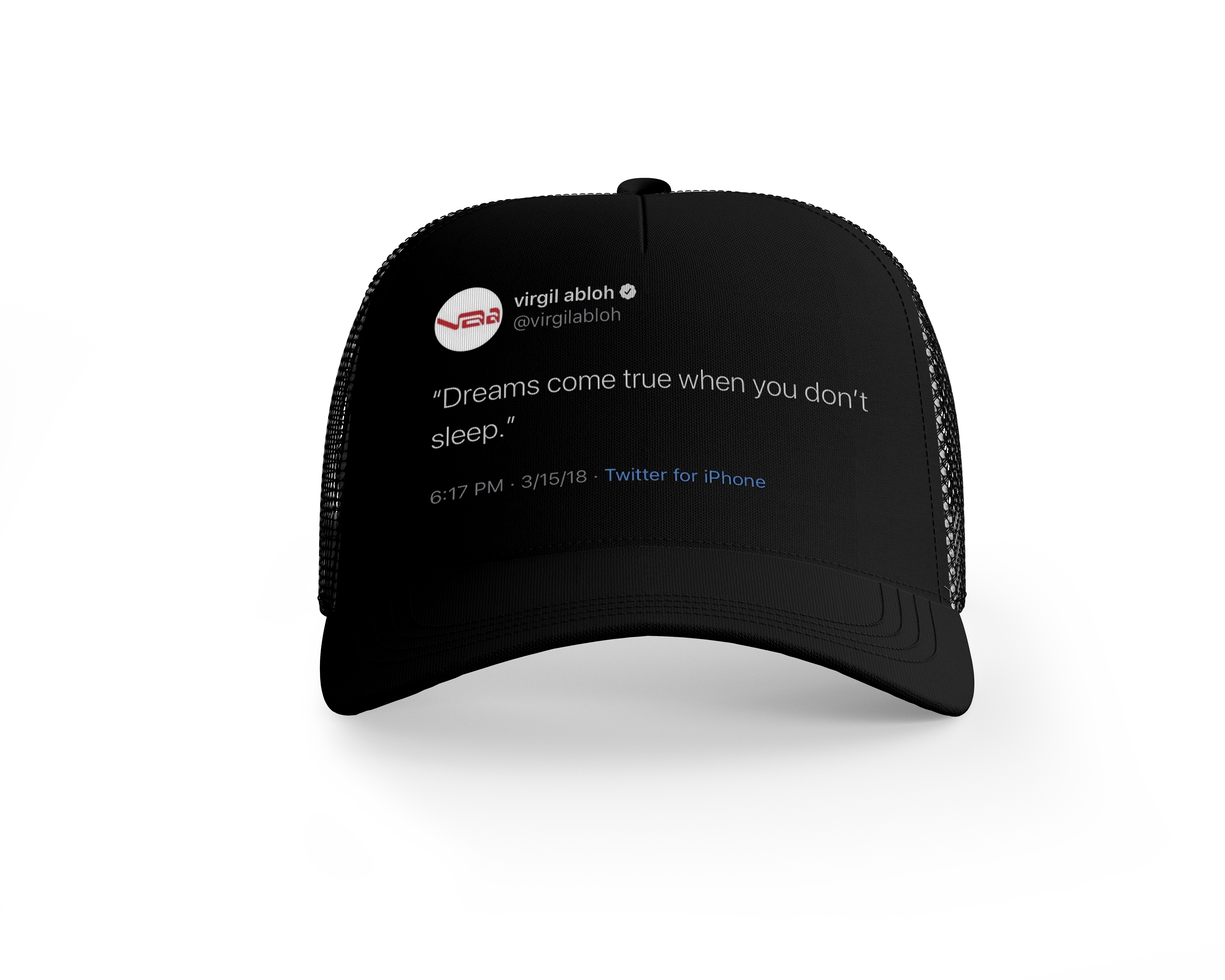 Virgil Tweet Trucker Cap
