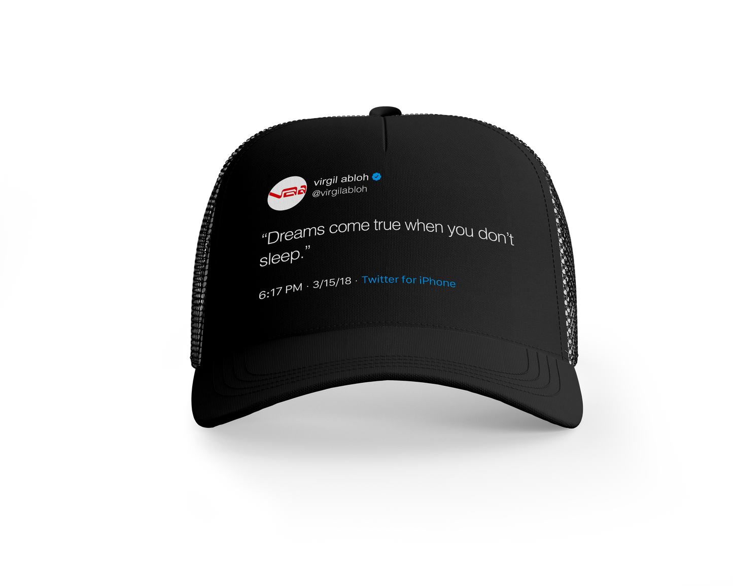 Virgil Tweet Trucker Cap